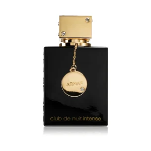 Elegancki flakon Armaf Club de Nuit Intense Woman EDP 105ml na minimalistycznym tle.