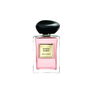 Elegancki flakon Armani Privé Pivoine Suzhou Soie de Nacre EDT 100ml z efektem perłowych drobinek.
