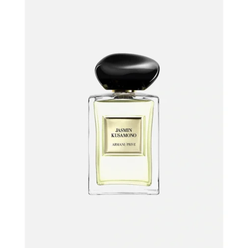 Elegancki, minimalistyczny flakon Armani Privé Thé Yulong Eau de Parfum 100ml na jasnym tle.