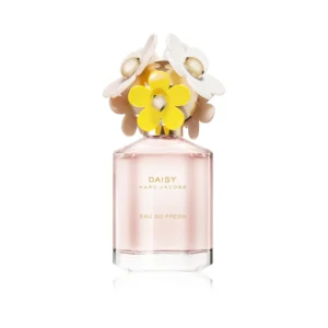 Flakon Marc Jacobs Daisy Eau So Fresh Daze EDT 75ml z charakterystycznymi kwiatami na zatyczce.