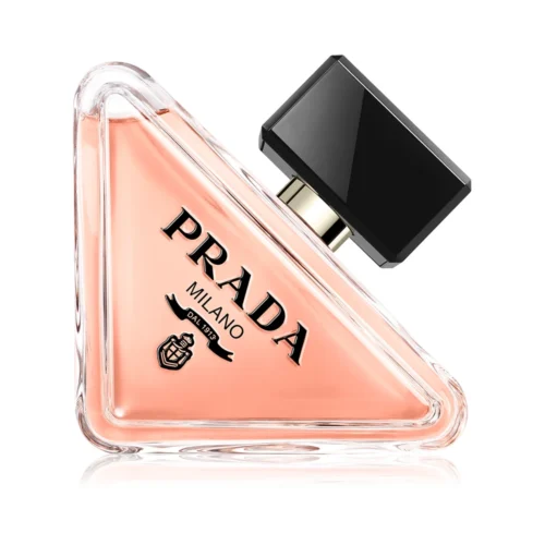 Elegancki i nowoczesny flakon Prada Paradoxe EDP 90ml na jasnym tle.