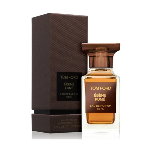 Elegancki, ciemny flakon perfum Tom Ford Tobacco Vanille Eau de Parfum 100ml na luksusowym tle.
