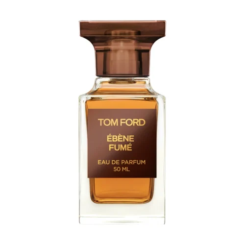 Elegancki, ciemny flakon perfum Tom Ford Tobacco Vanille Eau de Parfum 100ml na luksusowym tle.